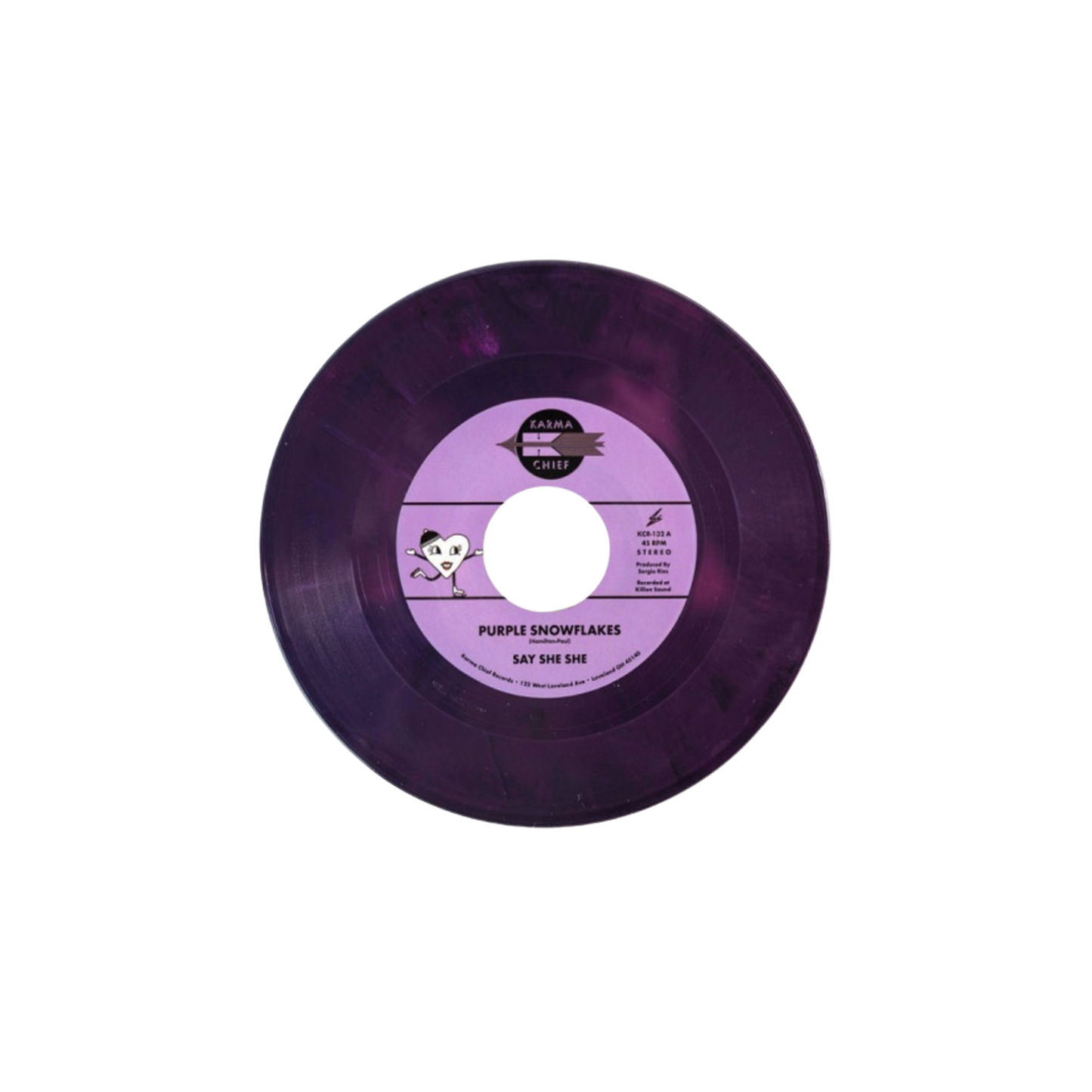 Purple Snowflakes / This Wintertime - 7" Blackberry Vinyl