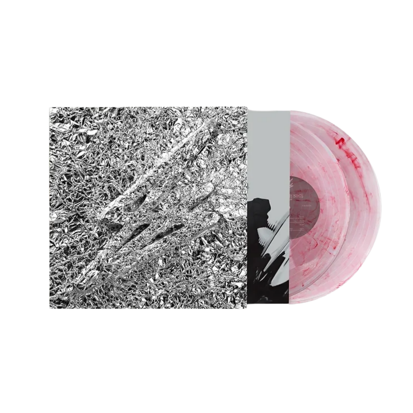 Silver - 12" Transparent Red Swirl 2xLP