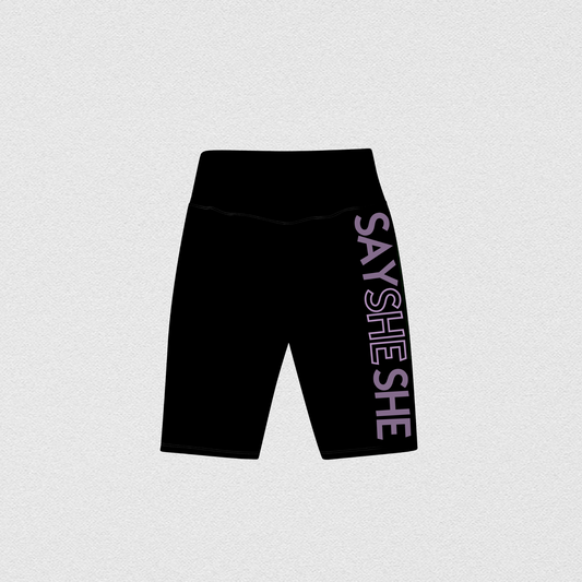 Say She She Logo Biker Shorts
