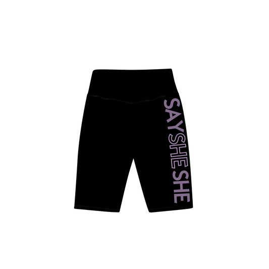 Say She She Logo Biker Shorts