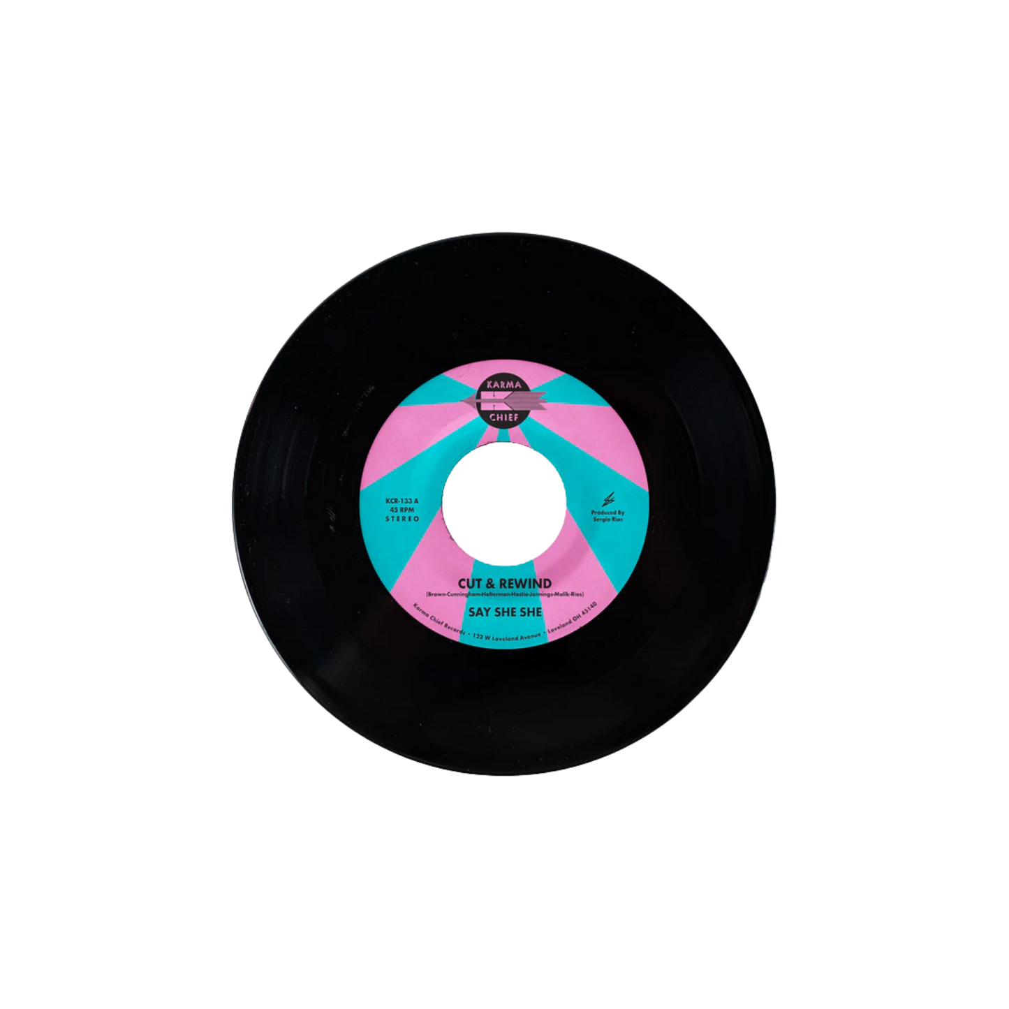 Cut & Rewind / Disco Life 7" Black Vinyl