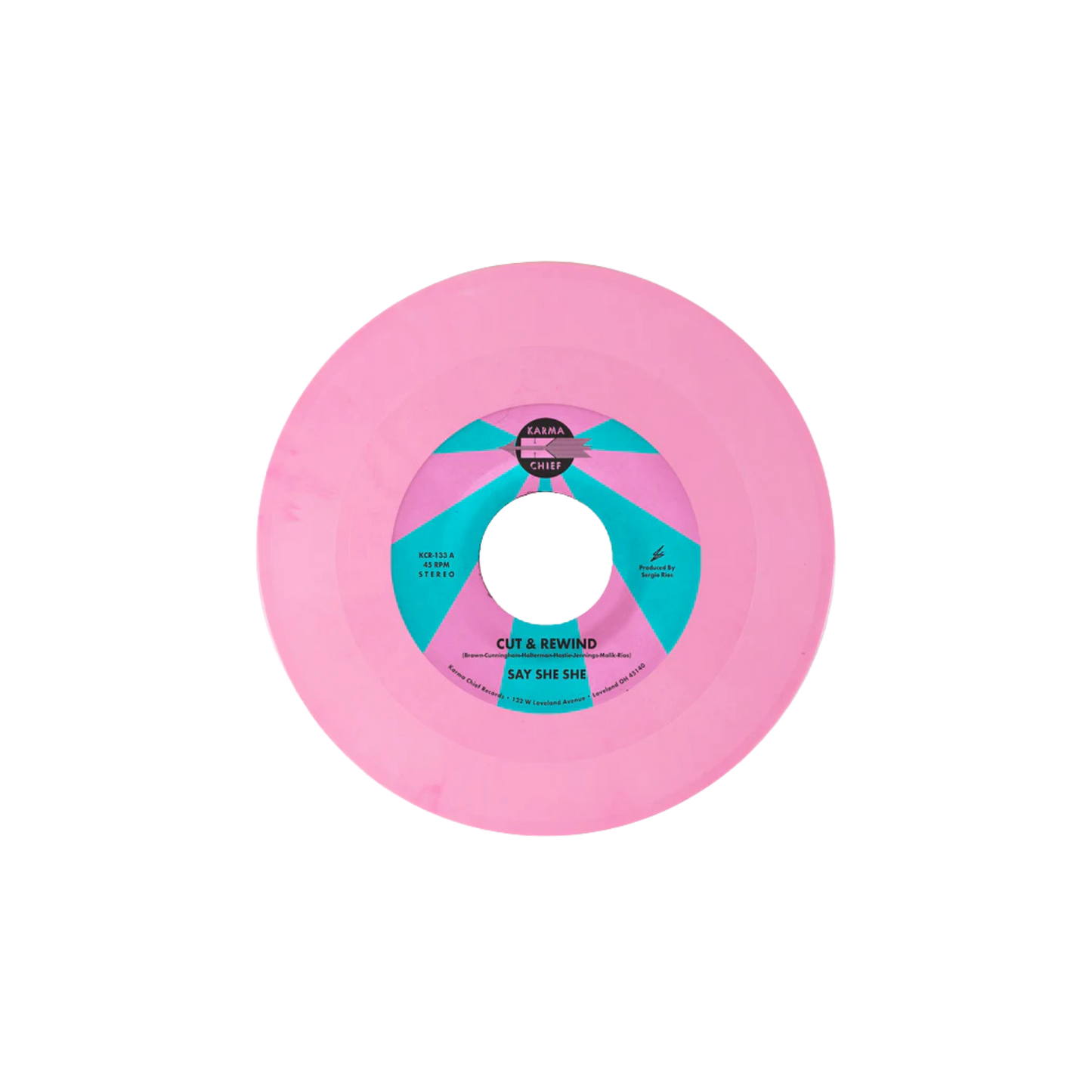 Cut & Rewind / Disco Life 7" Opaque Bubblegum Pink Vinyl